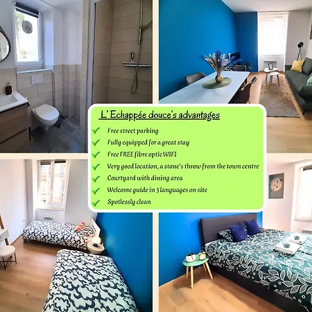 L'echappee Douce - Central, Paisible Et Lumineux Lejlighed *